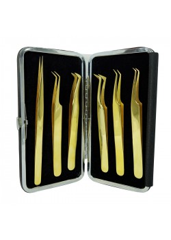Volume Eyelash Tweezers Set